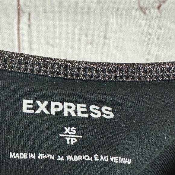 Express Women's Metallic Bronze Camisole sleeveless tank, sz XS, GUC - Picture 2 of 6